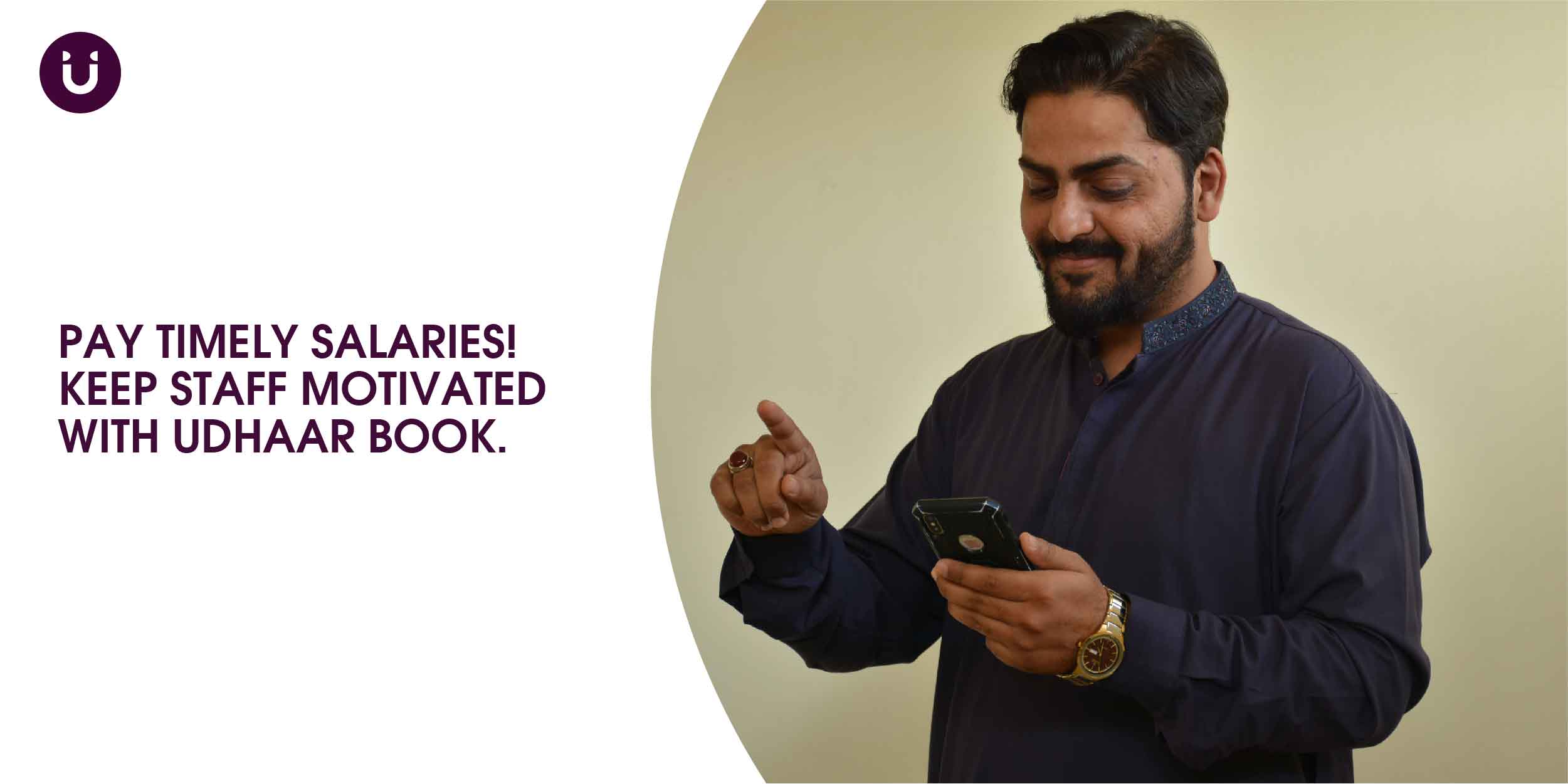 Pay Timely Salaries! Keep Staff Motivated with Udhaar Book.