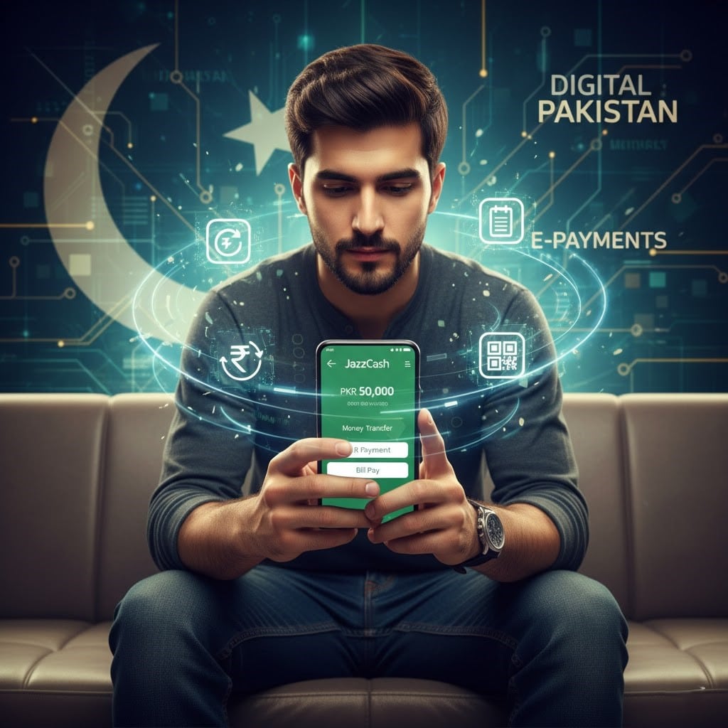 How to open a JazzCash account in Pakistan using the JazzCash app on mobile phone