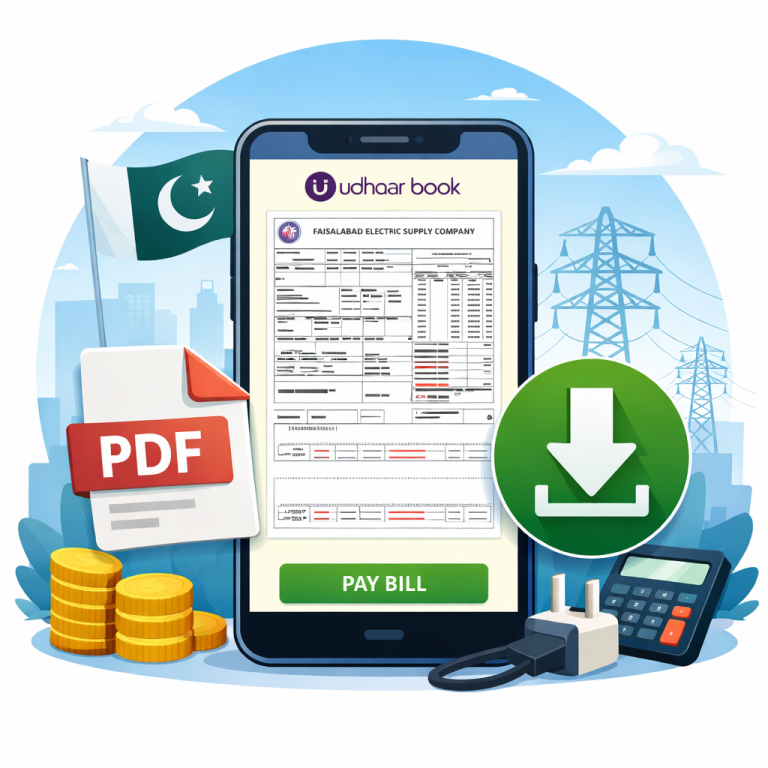 how to download fesco bill
