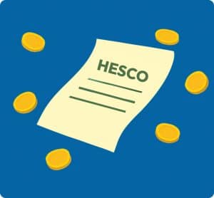 check hesco bill online