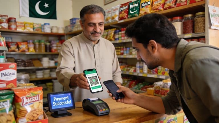 cashless payments in Pakistan