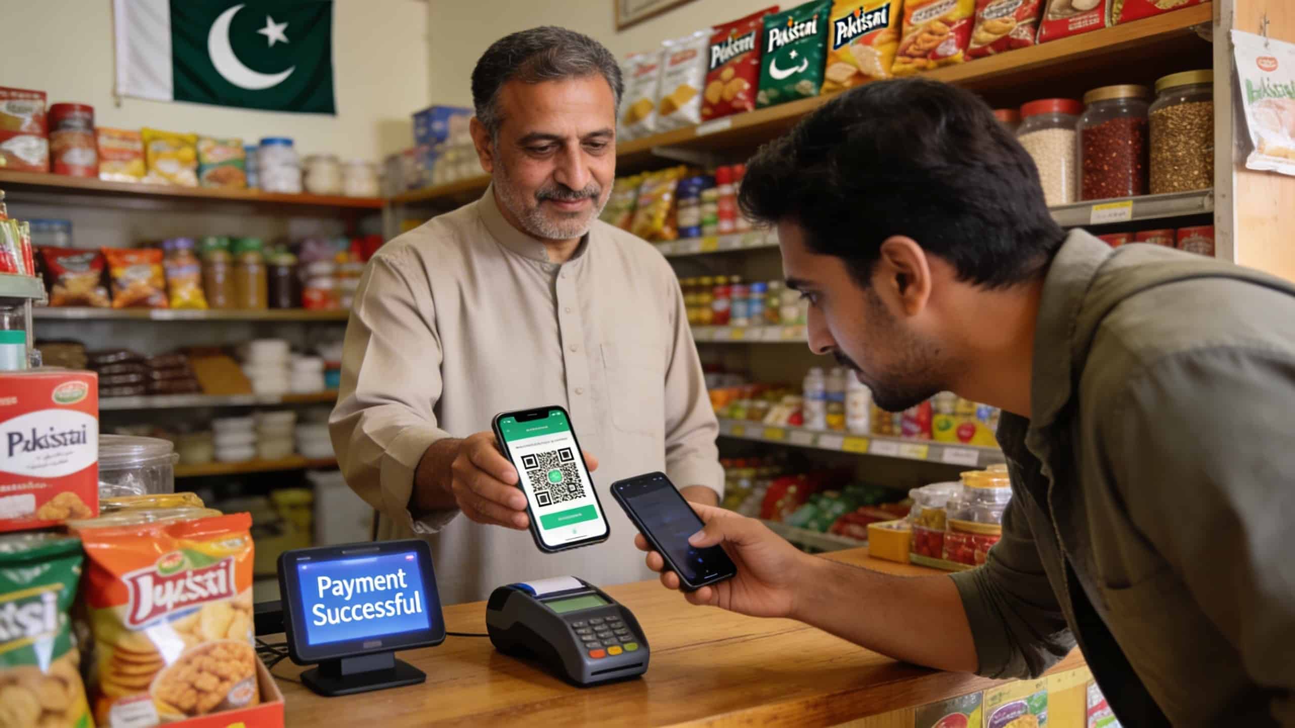 cashless payments in Pakistan